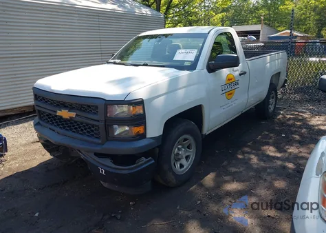 2014 Chevrolet Silverado 1500 Work Truck 1Wt из США, поврежденный, VIN 1GCNCPEH5EZ327419